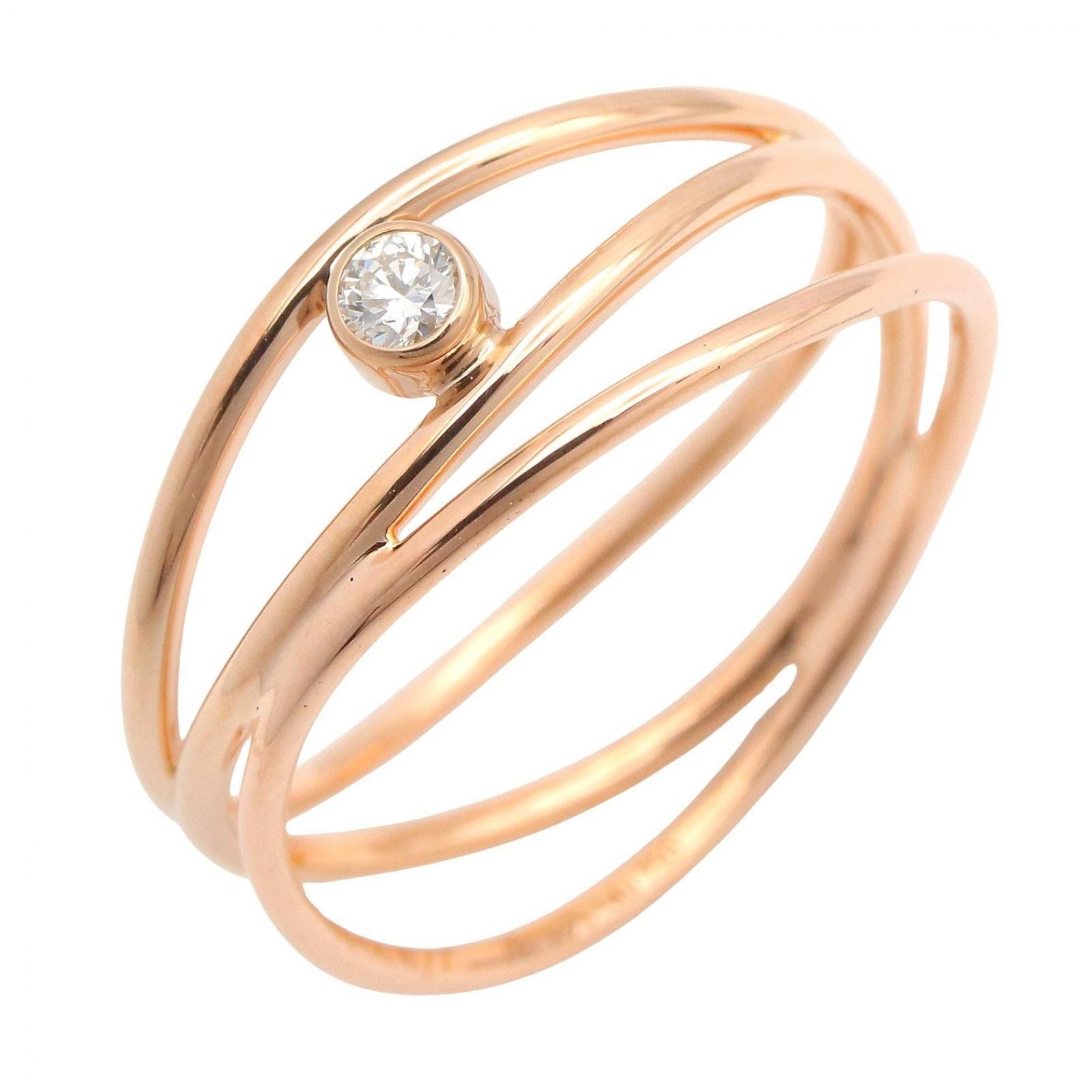 Tiffany Ring Co 3 #13 K18Pg Used A