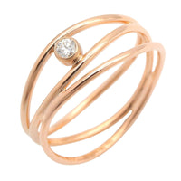 Tiffany Ring Co 3 #13 K18Pg Used A
