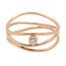 Tiffany Ring Co 3 #13 K18Pg Used A