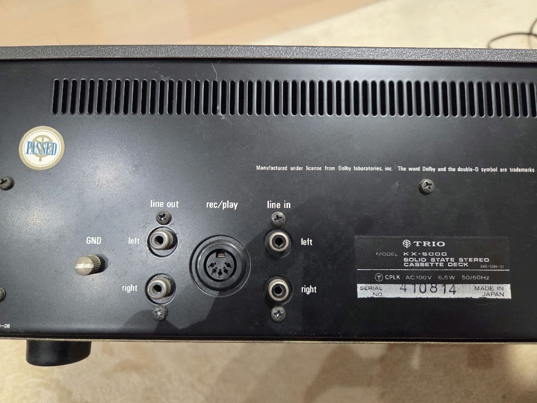 Cd, Md Cassette Decks Trio Kx-5000