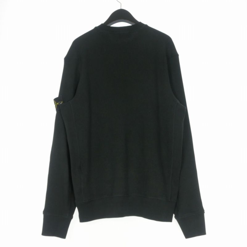 Stone Island Trainer Sweatshirts Organic Cotton Waffle Fleece Sweatshirt M