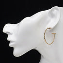 Tiffany Earrings (For Both Ears) K18Pg T