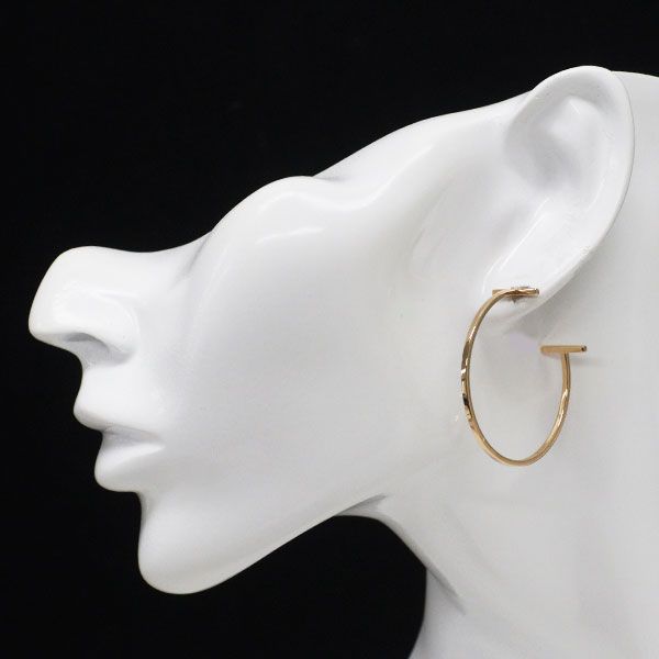 Tiffany Earrings (For Both Ears) K18Pg T