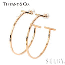Tiffany Earrings (For Both Ears) K18Pg T