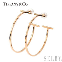 Tiffany Earrings (For Both Ears) K18Pg T