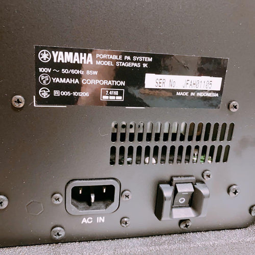 Yamaha Portable Pa System Stagepas 1K
