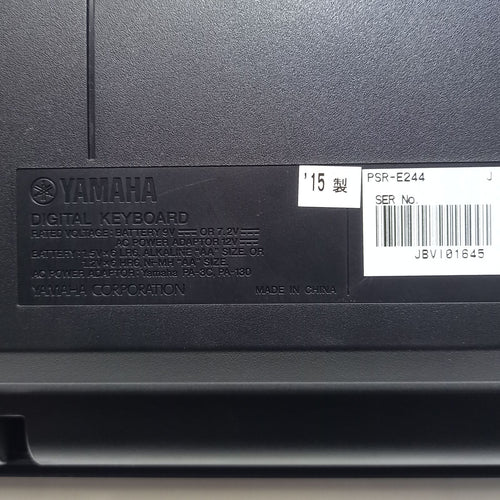 Yamaha Keyboard Electronic Piano Psr-E244 61 2015