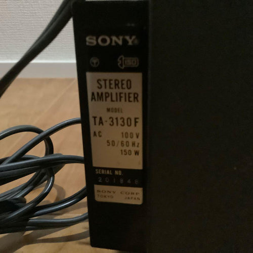 Sony Power Amplifiers Ta-3130F