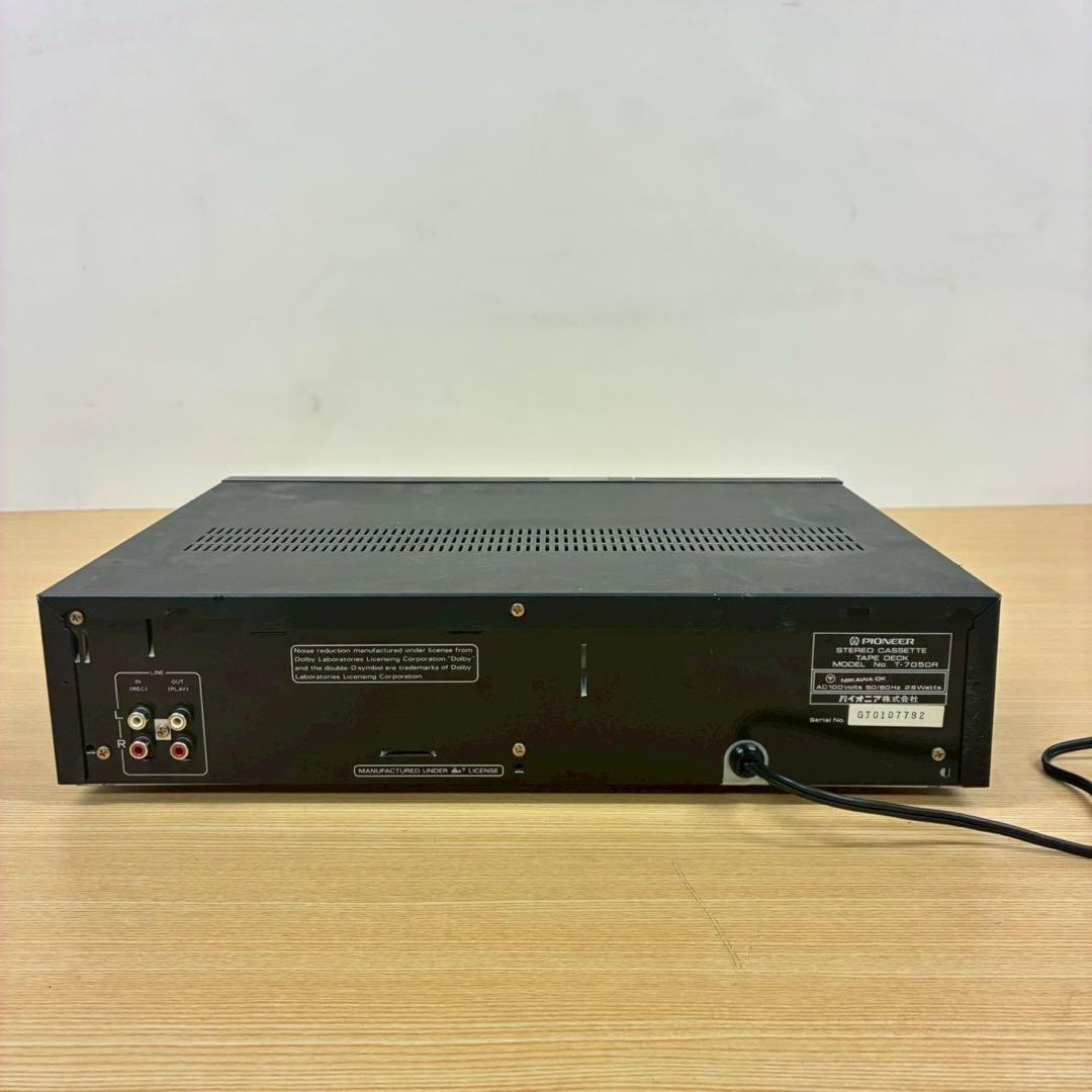 Cd, Md Cassette Decks Pioneer T-7080R