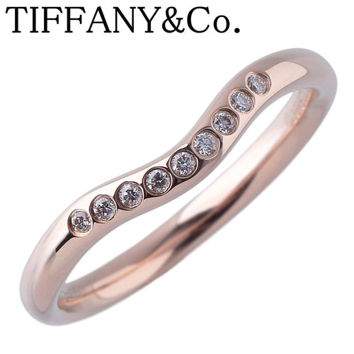Tiffany Ring 9Pd 11 11.5 Au750Pg 26245