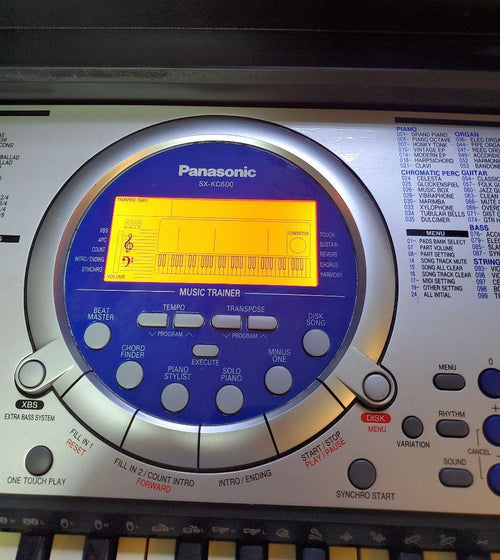 Panasonic Keyboard Electronic Piano Sx-Kc600