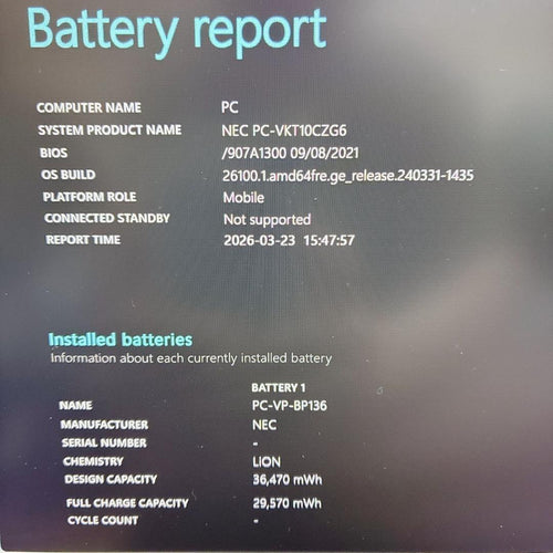 Nec Windows Laptops Versapro Ssd 10