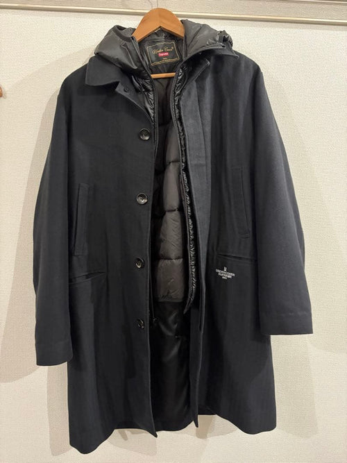 Supreme Balmacaan Coats Undercover Trench Puffer Jacket