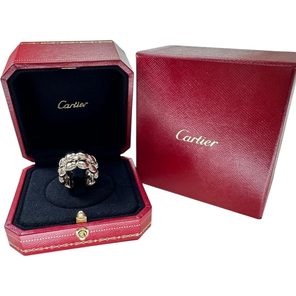 Cartier Ring 12 K18Wg 18 17.0G 52 Gd
