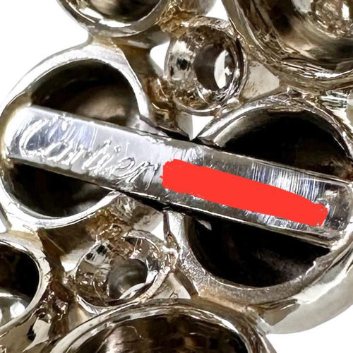 Cartier Ring 12 K18Wg 18 17.0G 52 Gd