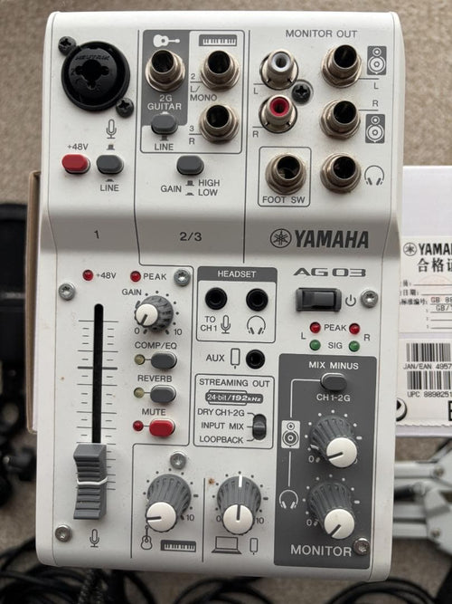 Yamaha Dj Mixer Ag03 Mk2