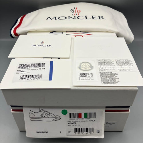 Moncler Scarpe Da Ginnastica Jp25.5 40.5 Blu 2
