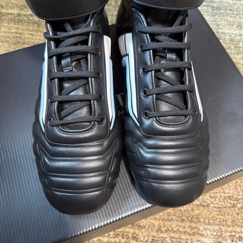 Prada Sneakers Leather High Trainers Sneaker Rev
