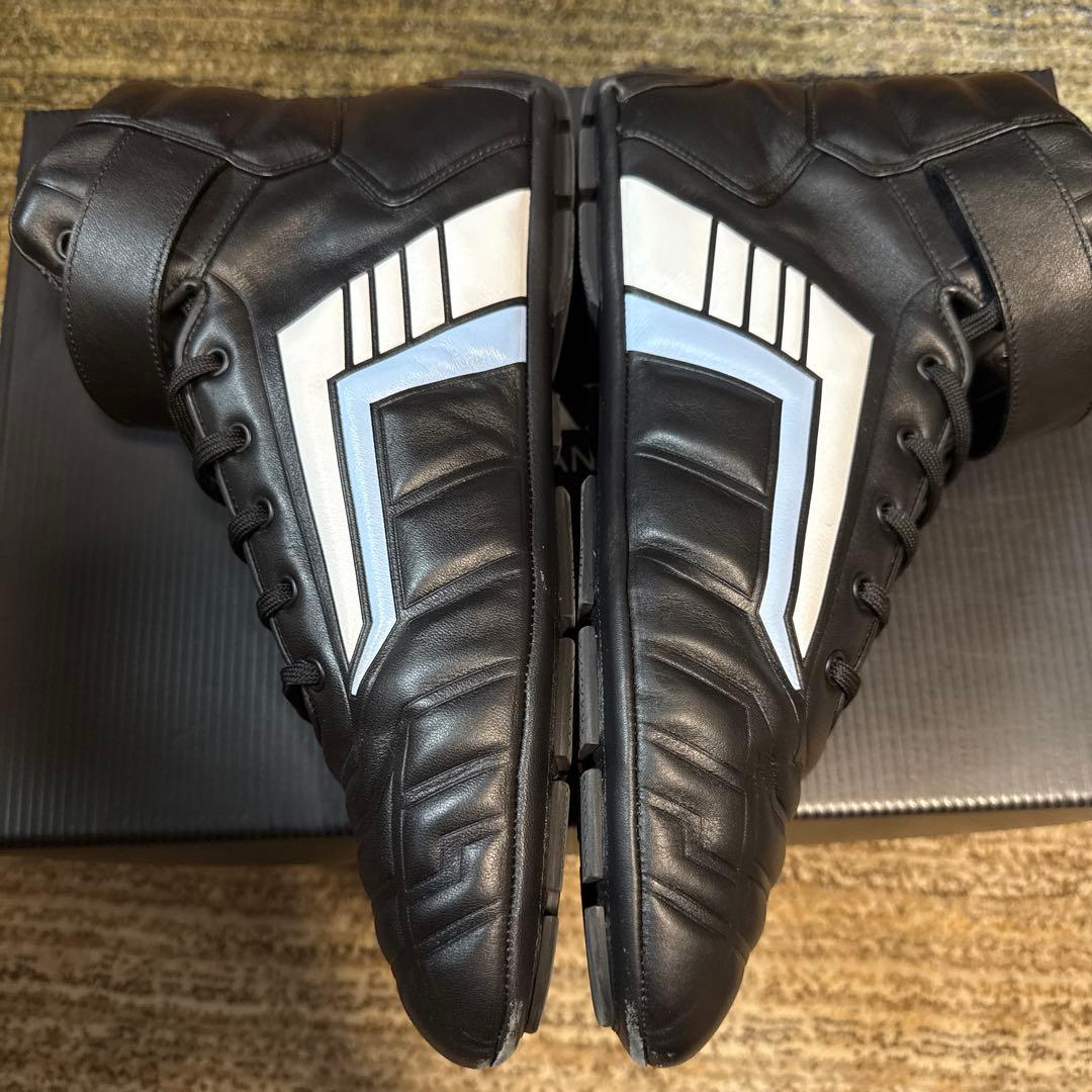 Prada Sneakers Leather High Trainers Sneaker Rev