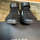 Prada Sneakers Leather High Trainers Sneaker Rev