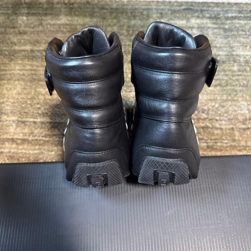 Prada Sneakers Leather High Trainers Sneaker Rev
