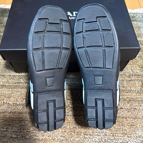 Prada Sneakers Leather High Trainers Sneaker Rev