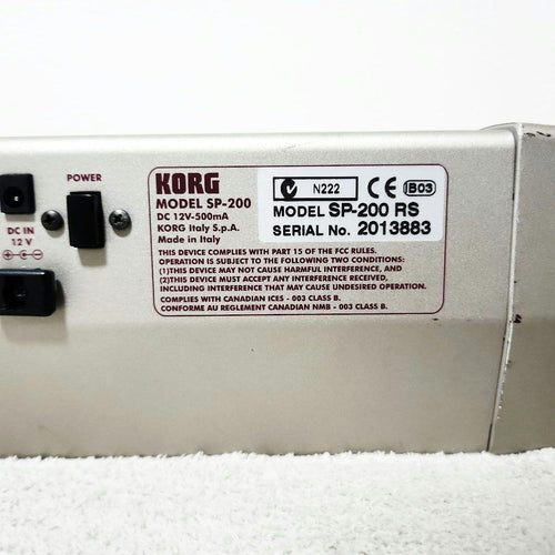 Korg Keyboards Digital Pianos Sp-200 88