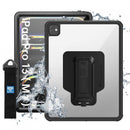 Ipad Case Armorx Ip68 Waterproof With Hand Strap For 13-Inch Ipadpro (M4) Black