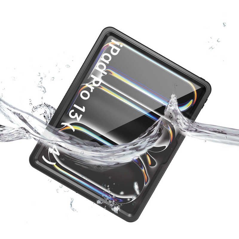 Ipad Case Armorx Ip68 Waterproof With Hand Strap For 13-Inch Ipadpro (M4) Black