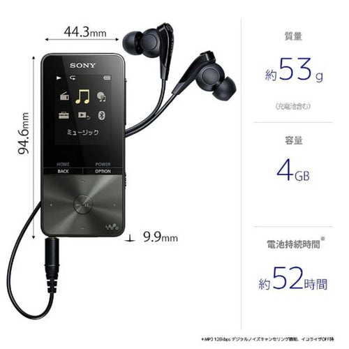 Sony Digital Audio Player Walkman S310 /4Gb) Nw-S313 Bc Fm