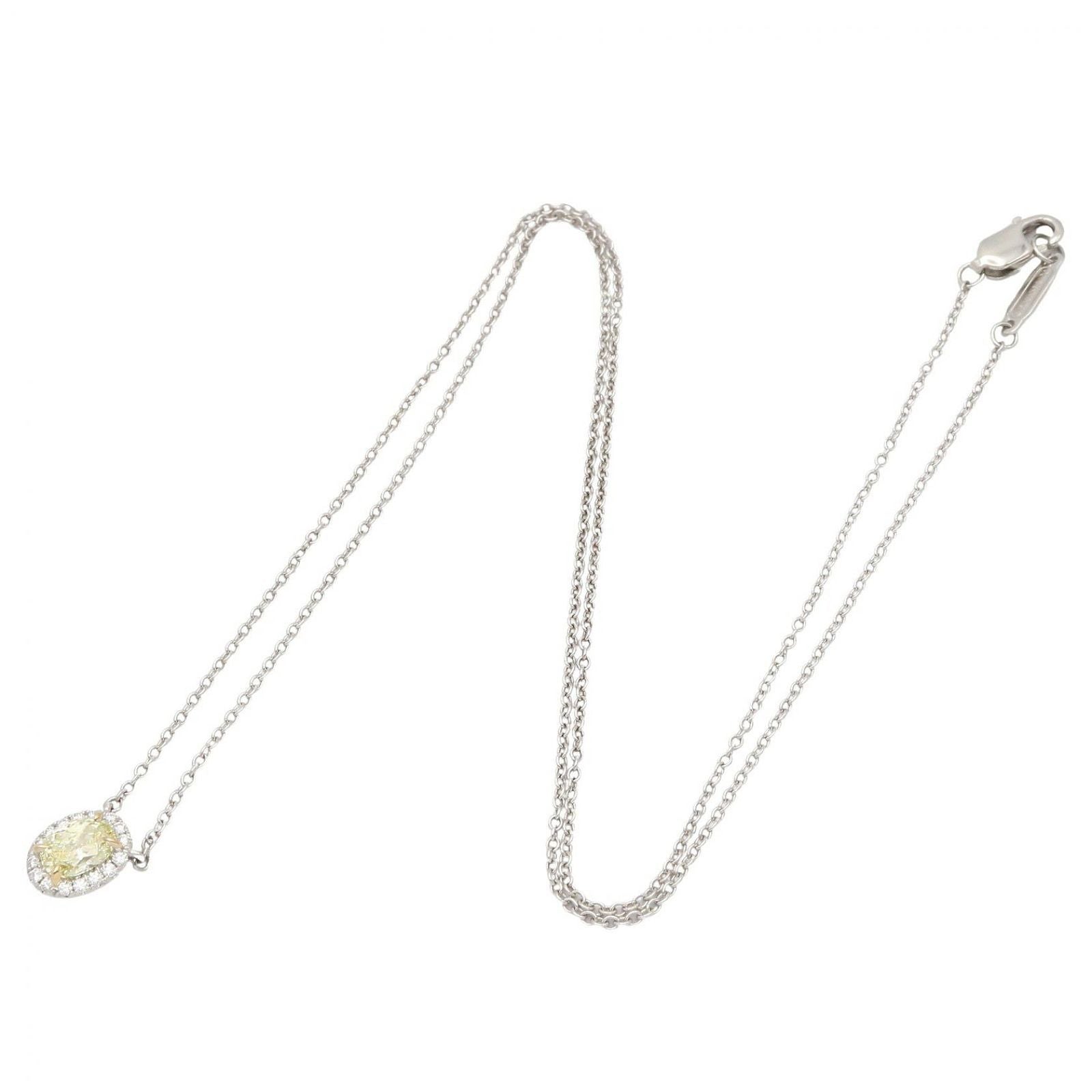 Tiffany Necklace Co K18Wg K18