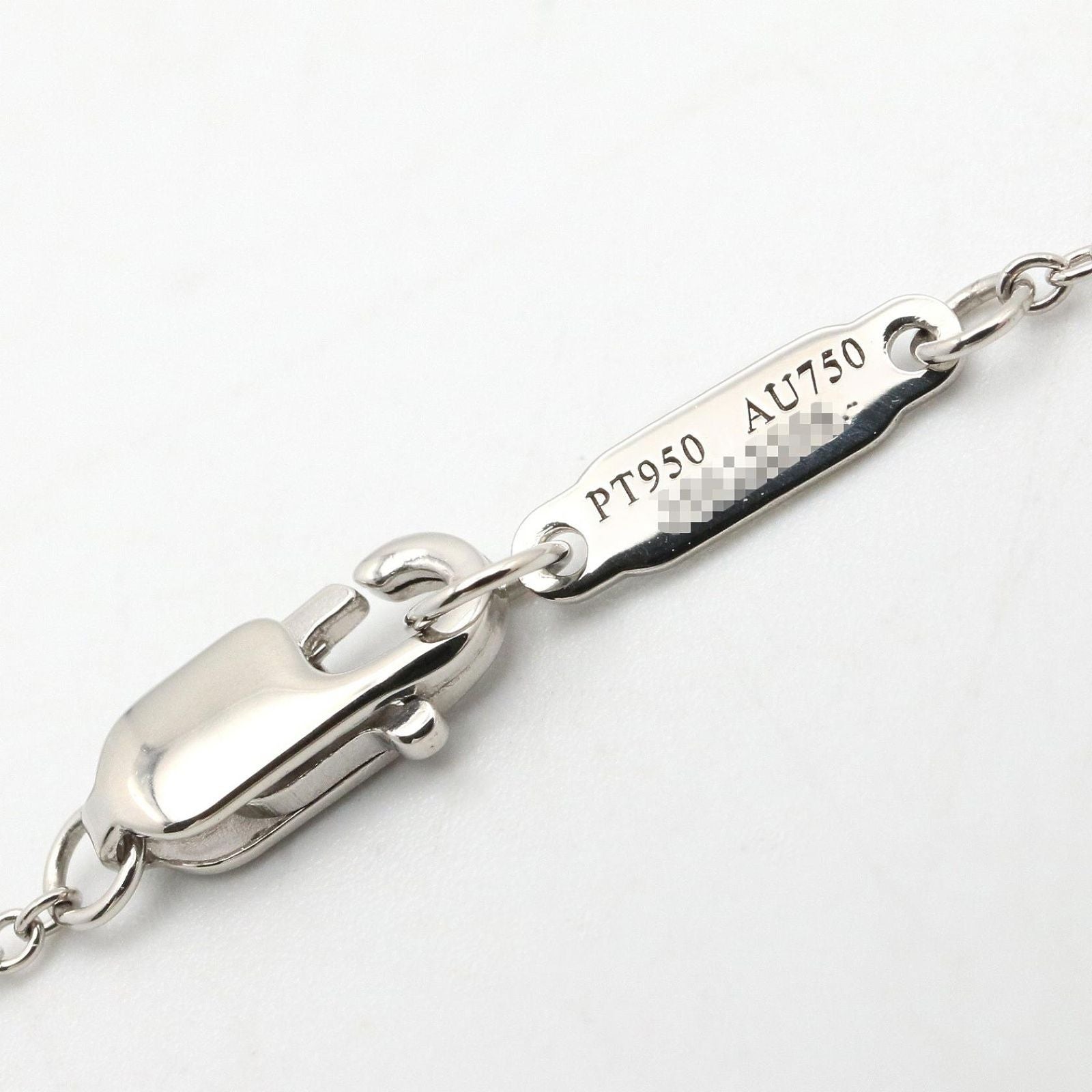 Tiffany Necklace Co K18Wg K18