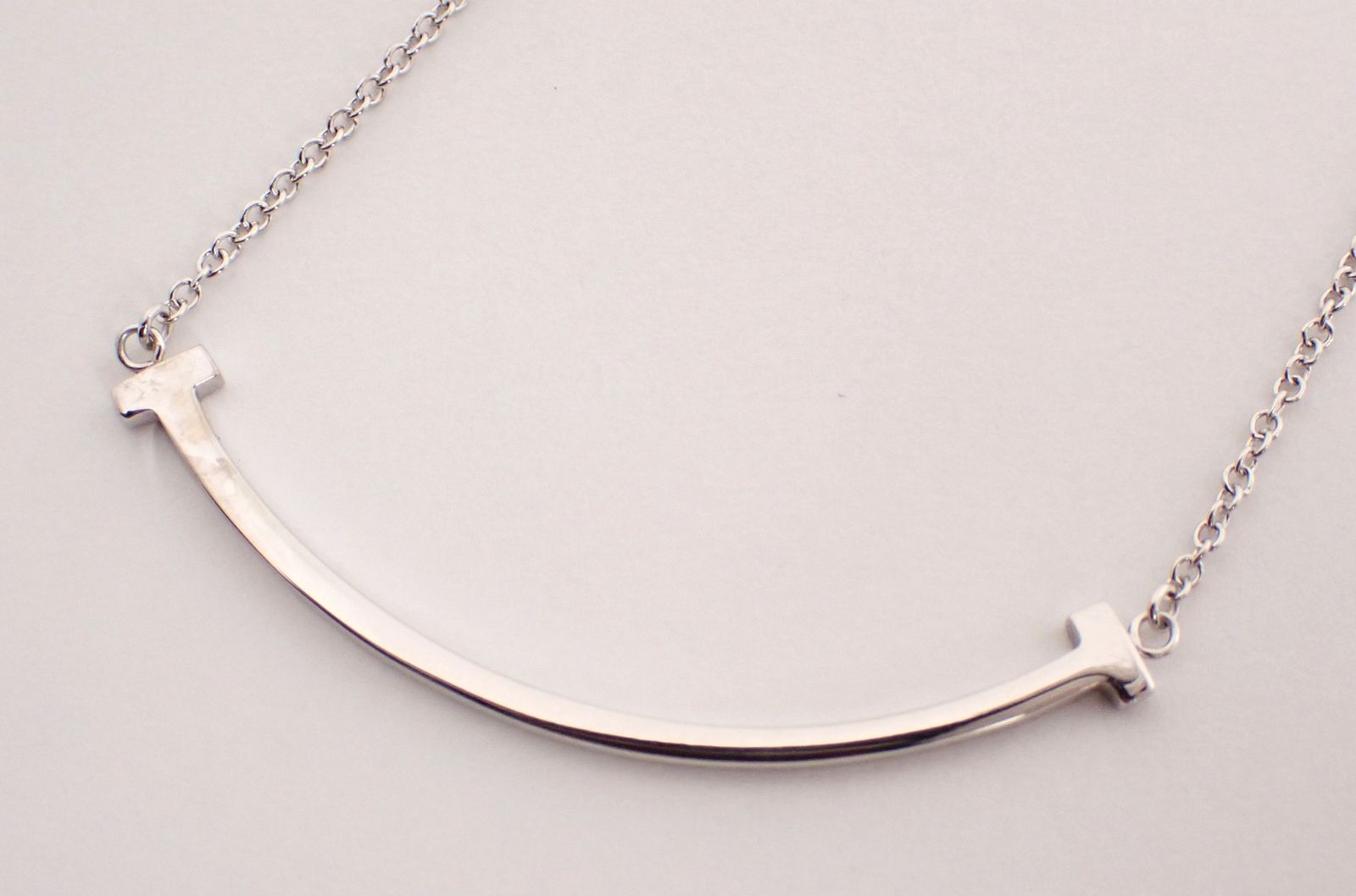 Tiffany Necklace Tiffany&Co.( T K18Wg 750Wg 3.1G