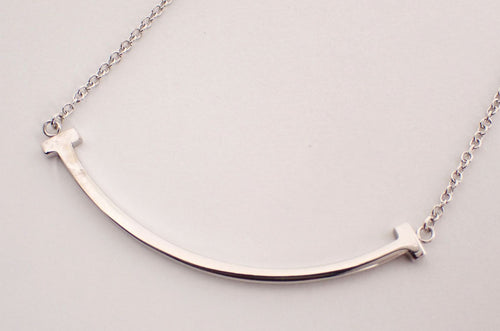Tiffany Necklace Tiffany&Co.( T K18Wg 750Wg 3.1G