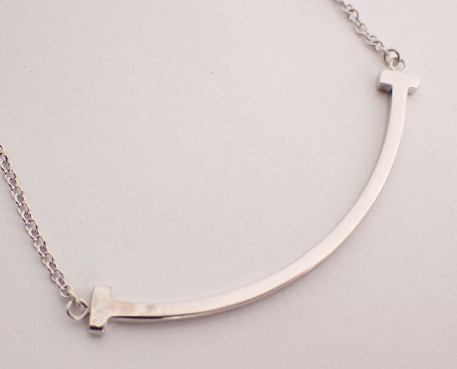 Tiffany Necklace Tiffany&Co.( T K18Wg 750Wg 3.1G