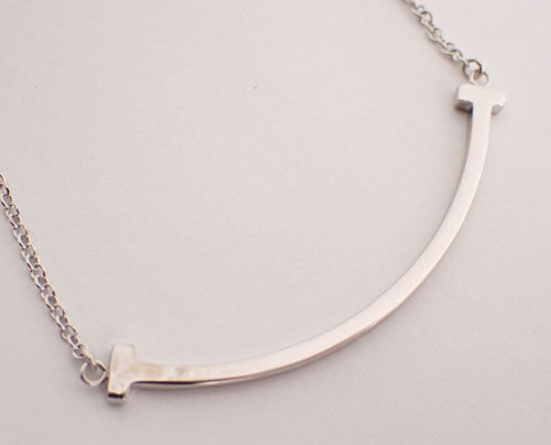 Tiffany Necklace Tiffany&Co.( T K18Wg 750Wg 3.1G