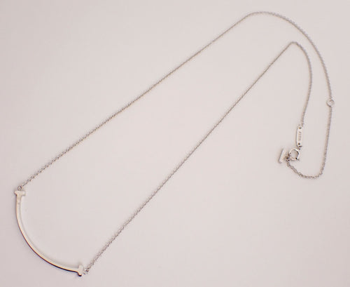 Tiffany Necklace Tiffany&Co.( T K18Wg 750Wg 3.1G