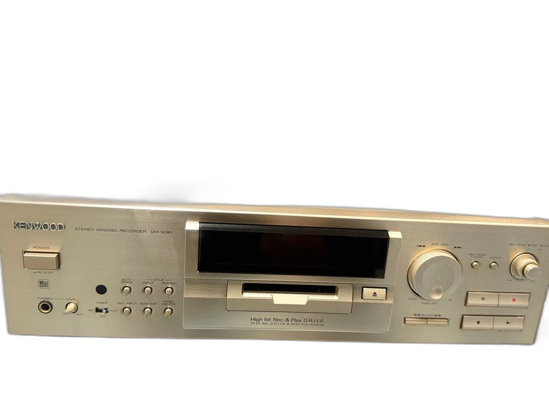 Kenwood Cd Md Cassette Deck Dm-9090