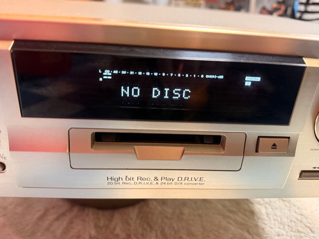 Kenwood Cd Md Cassette Deck Dm-9090