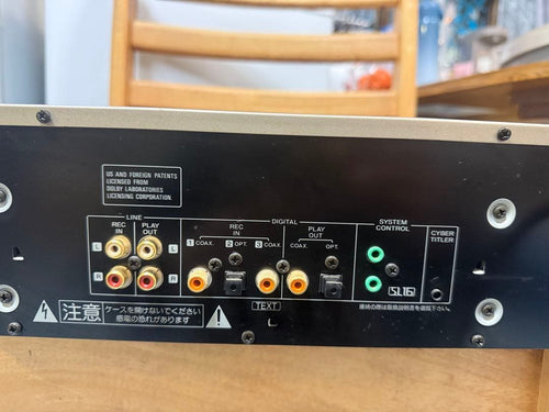 Kenwood Cd Md Cassette Deck Dm-9090