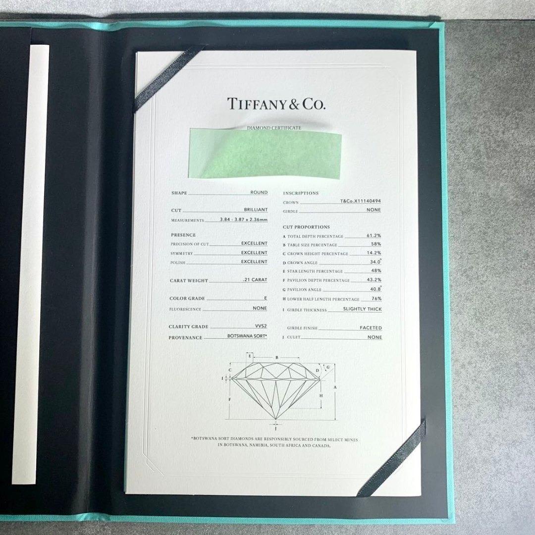 Tiffany Rings 3Ex 0.21Ct P43E