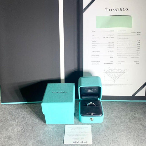 Tiffany Rings 3Ex 0.21Ct P43E