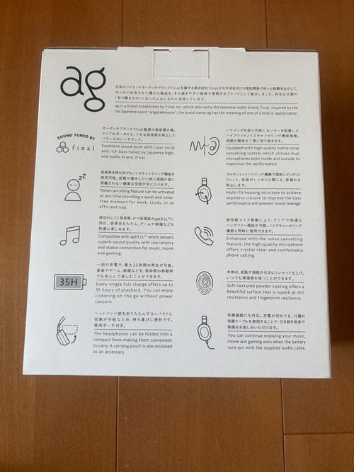 Wireless Headphones Ag Whp01K