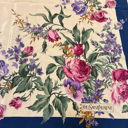 Yves Saint Laurent Bandanas Thin Scarves 90S Ysl