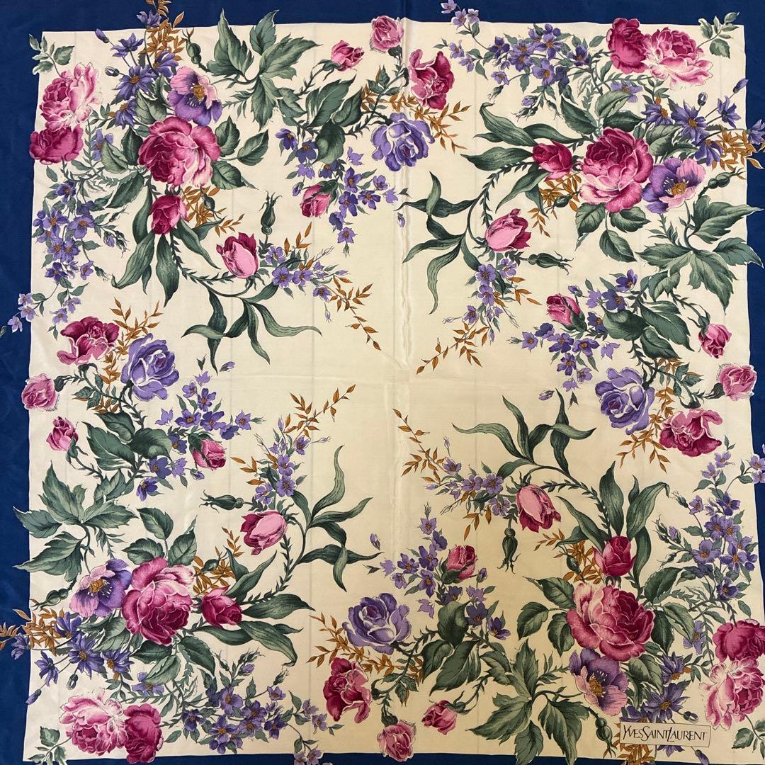 Yves Saint Laurent Bandanas Thin Scarves 90S Ysl