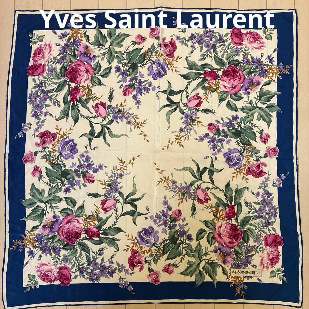 Yves Saint Laurent Bandanas Thin Scarves 90S Ysl