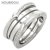 Bvlgari Ring B-Zero1 3 #57(Jp17) 18K Wg Au750 18 16 359709