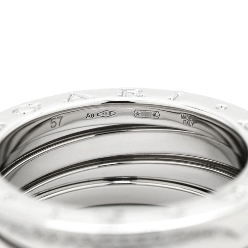 Bvlgari Ring B-Zero1 3 #57(Jp17) 18K Wg Au750 18 16 359709