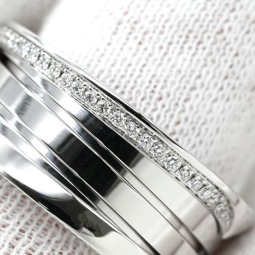 Bvlgari Ring B-Zero1 3 #57(Jp17) 18K Wg Au750 18 16 359709