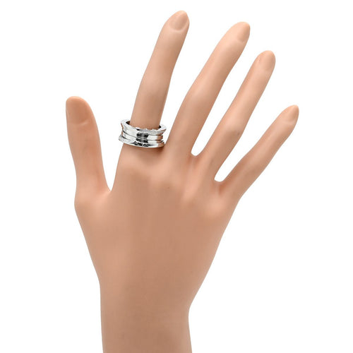 Bvlgari Ring B-Zero1 3 #57(Jp17) 18K Wg Au750 18 16 359709